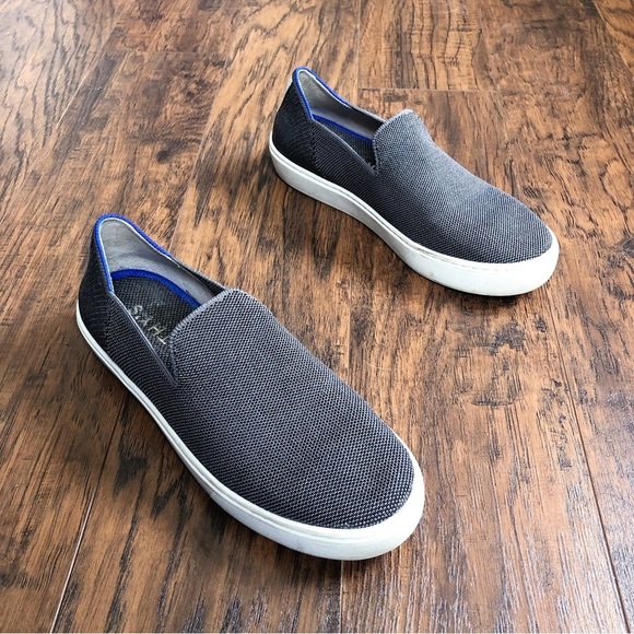 Rothy’s • The Original Slip On Sneaker retired color Steel Gray discontinued - Picture 2 of 16